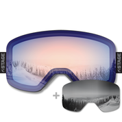 Alaska Avalanche Propnetic - Magnetic Ski Goggle + Bonus Lens