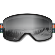 Adaptive Sports Partners Prop Ski Goggle - Mirror Chrome Smoke Lens