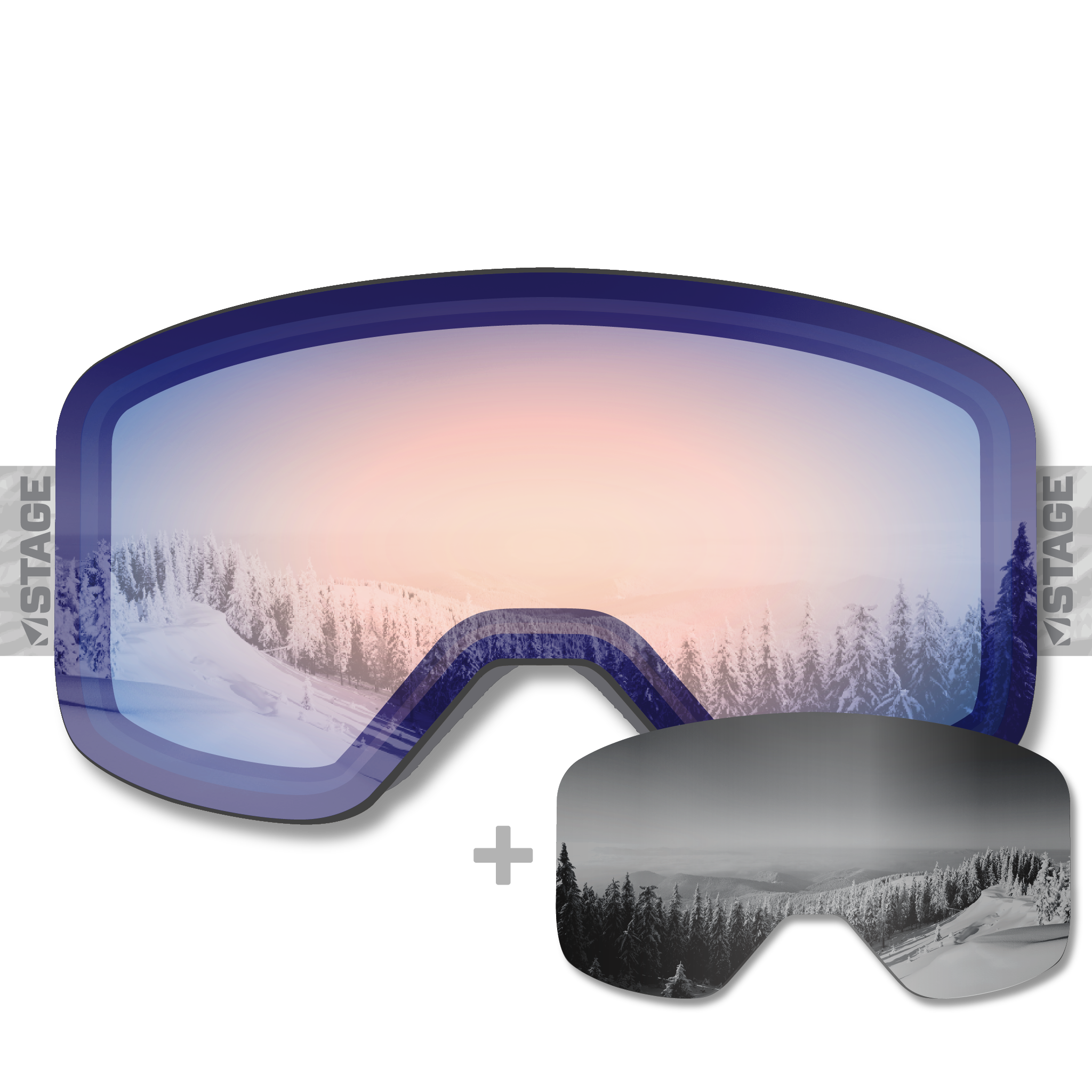 Friends of Bridgeport Avalanche Center Propnetic - Magnetic Ski Goggle + Bonus Lens