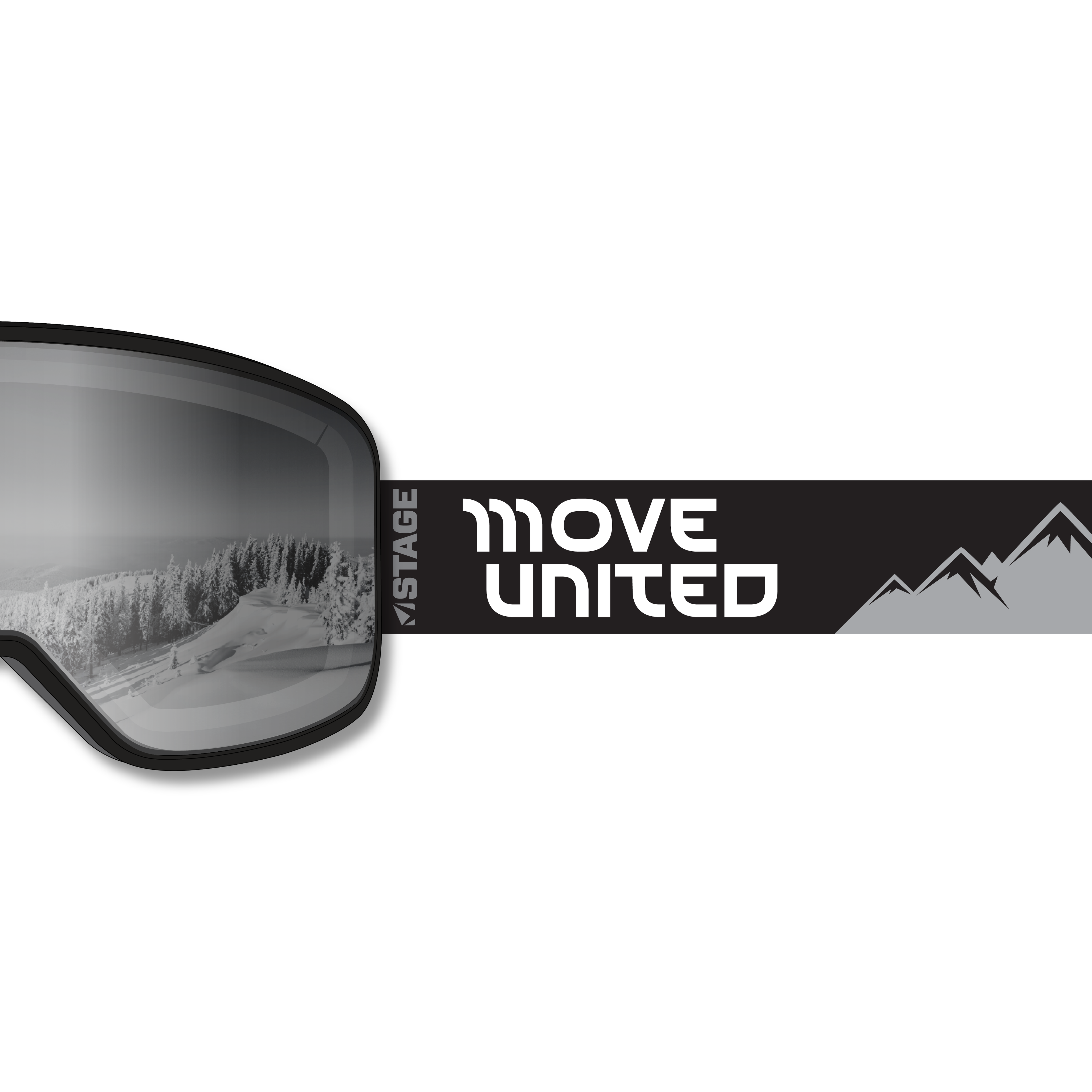 Move United Prop Ski Goggle - Mirror Chrome Smoke Lens