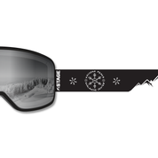 Kachina Peaks Avalanche Center Prop Ski Goggle - Black Frame w/ Mirror Chrome Lens - Adult Universal