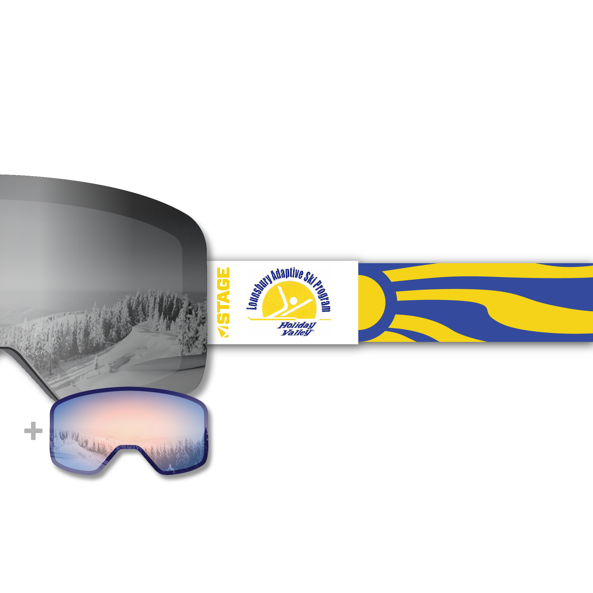 Lounsbury Adaptive Ski Program Propnetic - Magnetic Ski Goggle + Bonus Lens