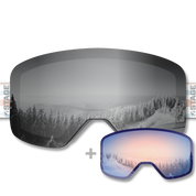 Maine Adaptive Propnetic - Magnetic Ski Goggle + Bonus Lens