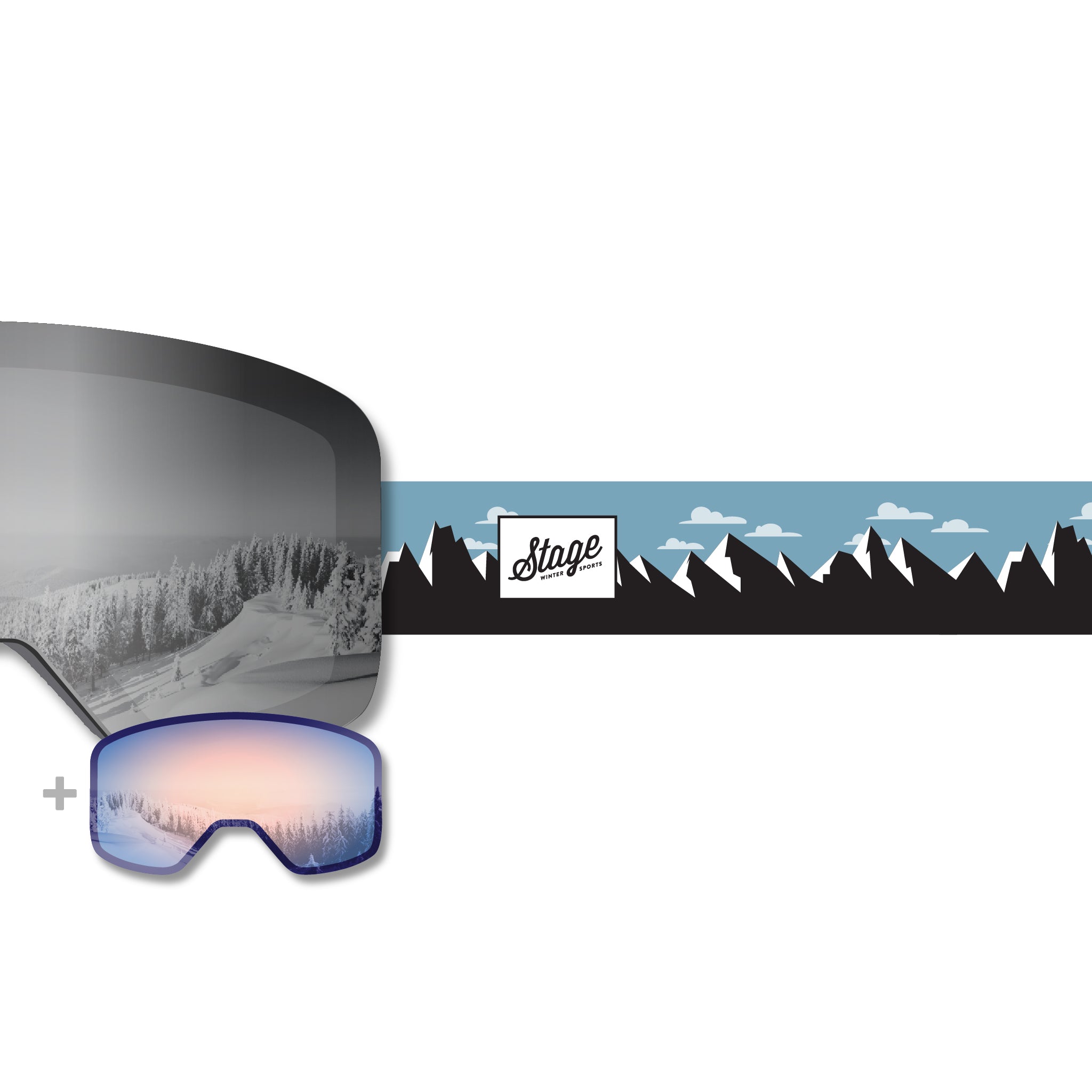 Propnetic - Magnetic Ski Goggle + Bonus Lens
