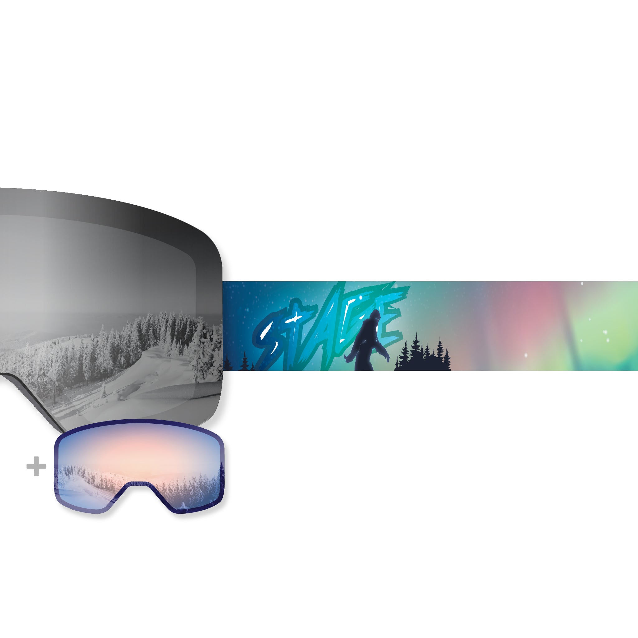 Propnetic - Magnetic Ski Goggle + Bonus Lens