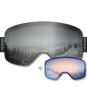 STRIDE Propnetic - Magnetic Ski Goggle + Bonus Lens