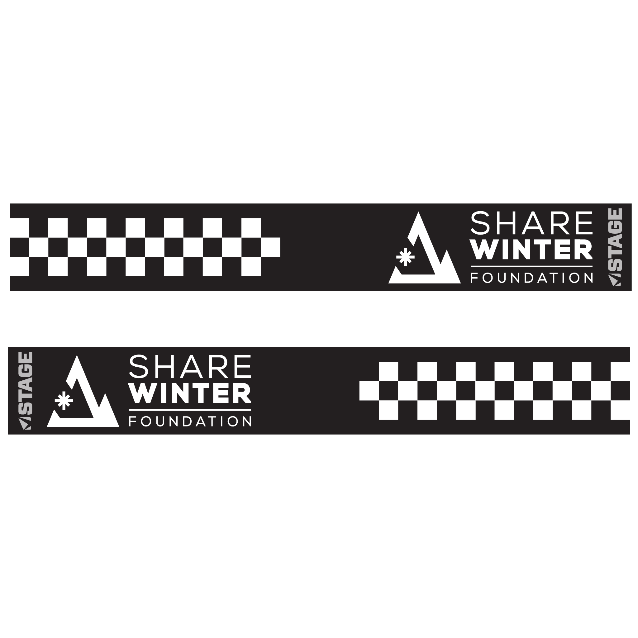 Share Winter Foundation Prop Ski Goggle - Black Frame w/ Mirror Chrome Lens - Adult Universal