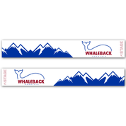 WhaleBack Mountain Frameless Prop Ski Goggle - Mirror Chrome Smoke Lens