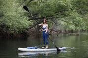 2SIDE Double-Sided Paddleboard Paddle - 100% Carbon Fiber w/ 100% CF Blades - SUP Paddle