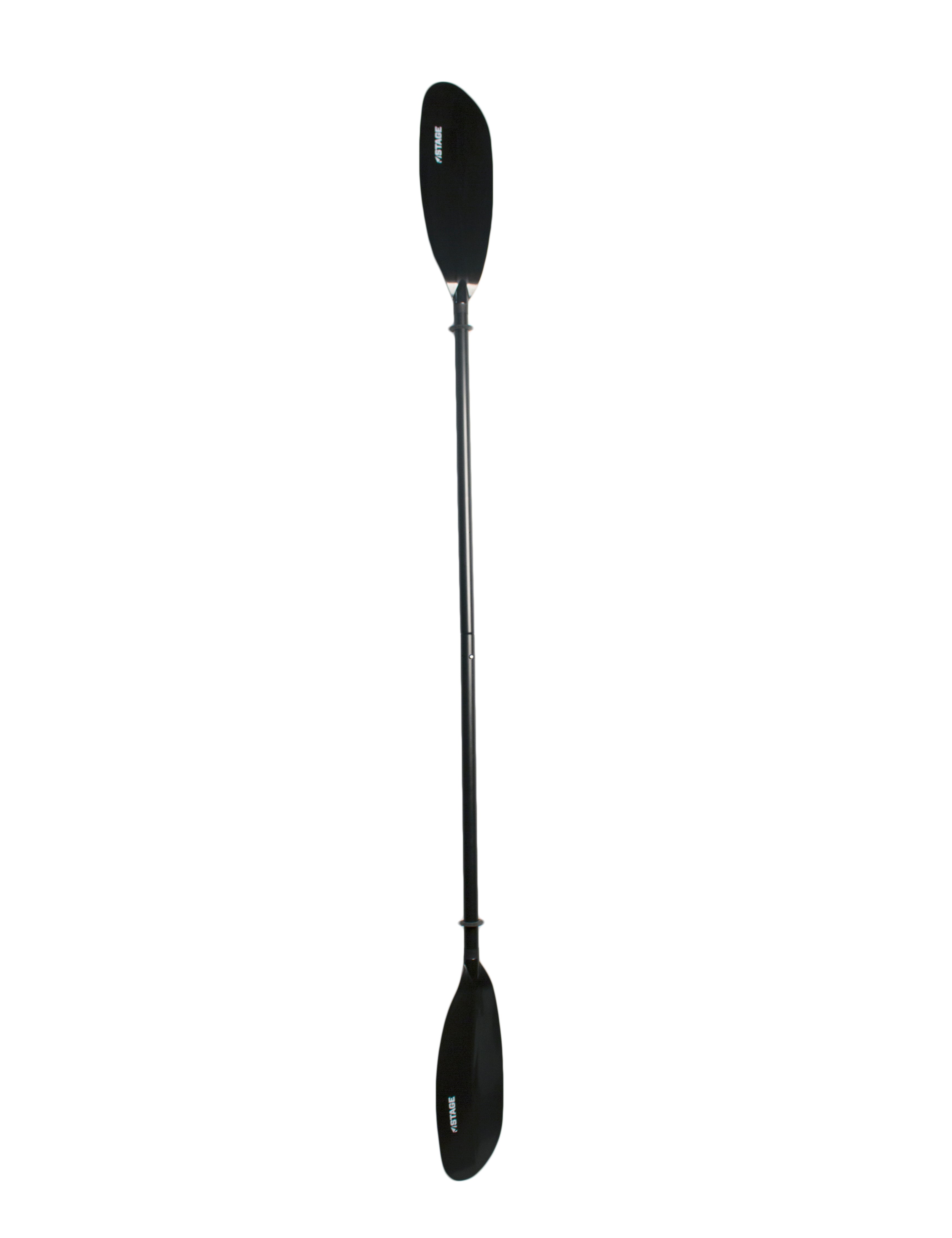 STAGE 2-Piece Aluminum Kayak Paddle in Black. This aluminum kayak paddle is lightweight and easy to use