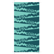 Jr. Fleece Face Tube - Dino Teal - Jr. Small (Ages 4-7)