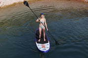 2SIDE Double-Sided Paddleboard Paddle - 100% Carbon Fiber w/ 100% CF Blades - SUP Paddle