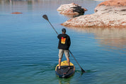 2SIDE Double-Sided Paddleboard Paddle - 100% Carbon Fiber w/ 100% CF Blades - SUP Paddle