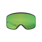 STAGE Prop Ski Goggle - Green Revo Lens & Black Frame