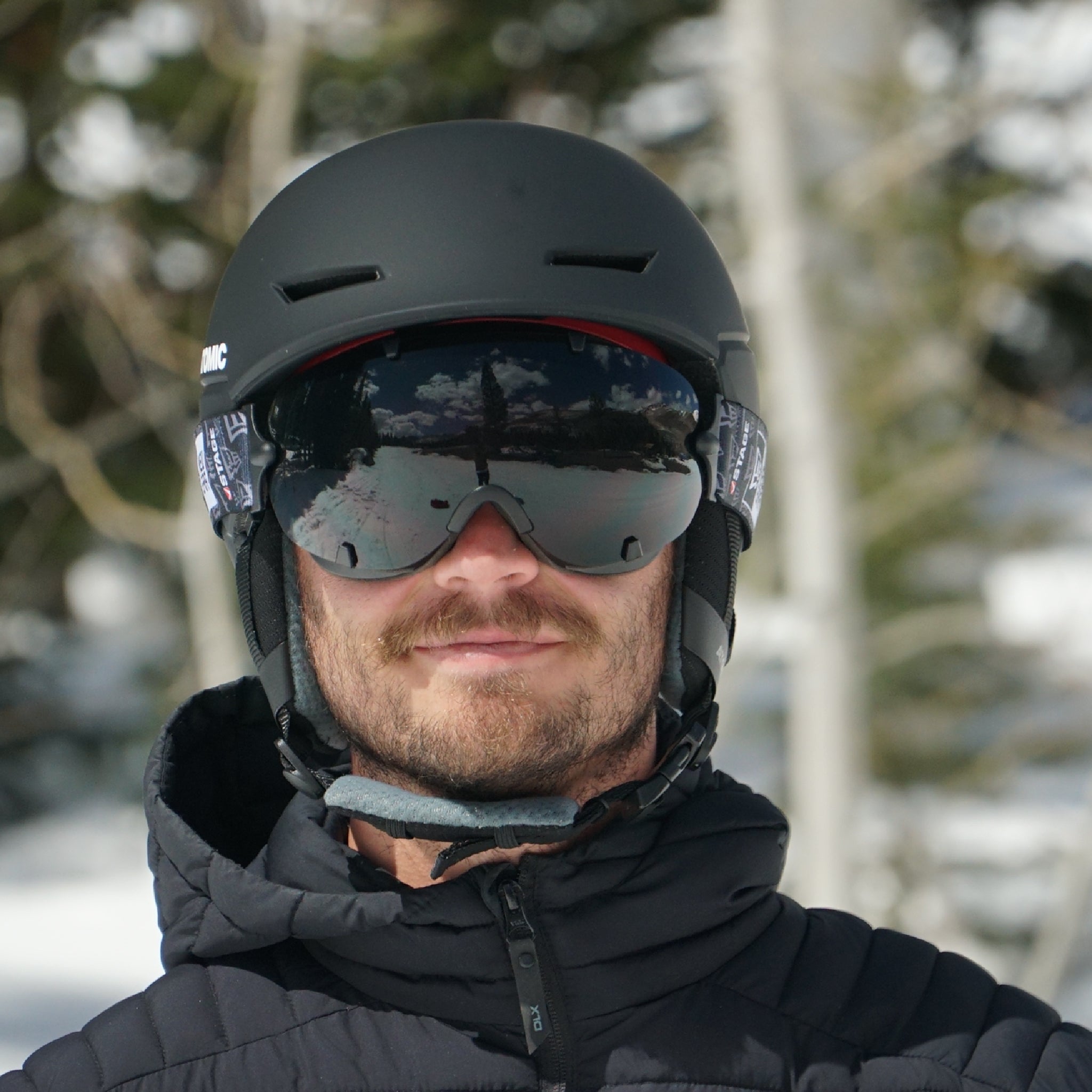 Dark ski goggles on sale