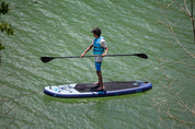 2SIDE Double-Sided Paddleboard Paddle - 100% Carbon Fiber w/ 100% CF Blades - SUP Paddle