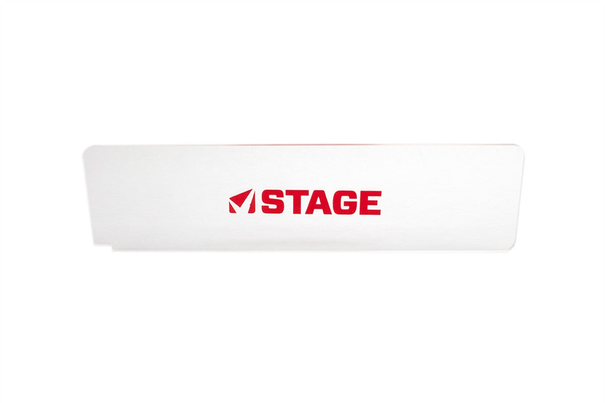 STAGE 230mm Snowboard Wax Scraper (SKU: STGT-014) - Used for removing excess wax from snowboards and powder skis during the tuning/repair process